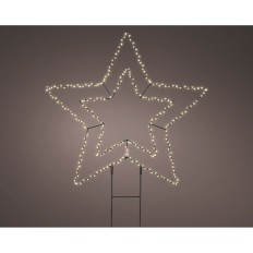 Decorazione luminosa Lumineo Metallo 220 V 58 x 55 cm Paletto Stella    