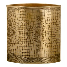 Vaso 28 x 12 x 29,5 cm Dorato Metallo    