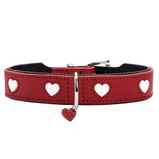 Collare per Cani Hunter Love S/M 35-43 cm Rosso    