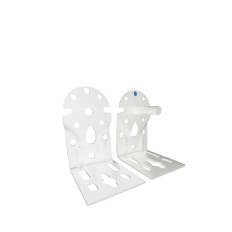 Supporto per tenda da sole Micel TLD08 Bianco 6,5 x 8,6 x 10,8 cm Asse 2 Pezzi    