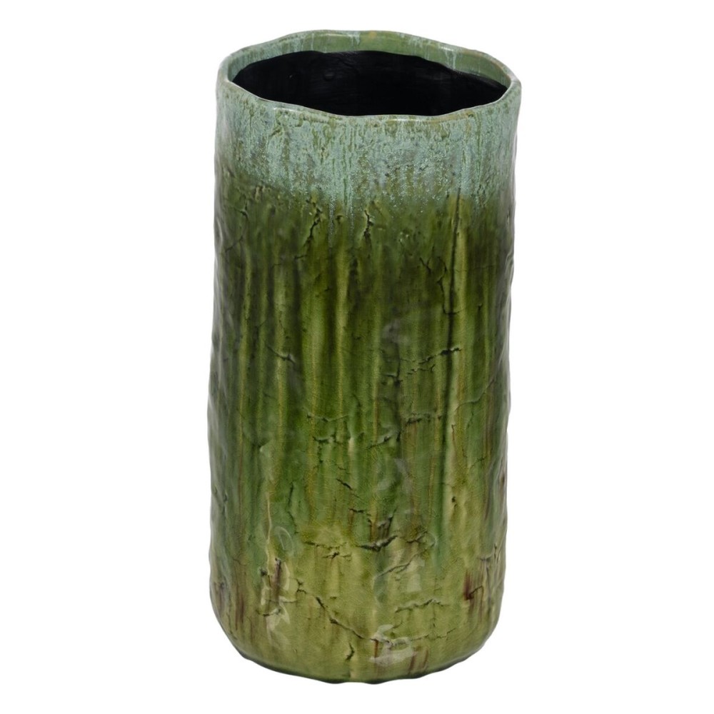 Vaso Verde Ceramica 21 x 21 x 41 cm    