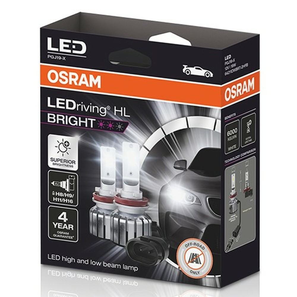 Lampadina per Auto Osram LEDriving HL H11 H16 H9 H8 12 V    