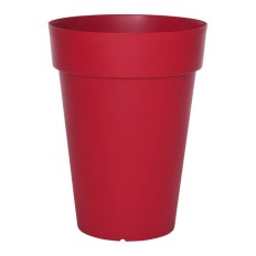 Vaso Riviera 415356 Rosso Plastica Rotondo Ø 40 x 53 cm    