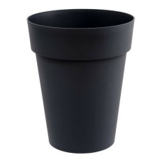 Vaso EDA Grigio Antracite Grigio scuro Plastica Rotondo Ø 44 x 53 cm 44 x 44 x 53 cm    