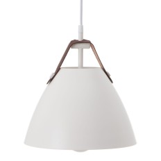 Lampadario 27 x 27 x 32 cm Metallo Bianco Ø 10 cm    