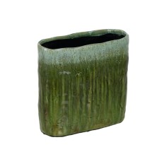 Vaso Verde Ceramica 32,5 x 15 x 31,5 cm    