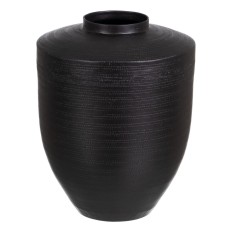 Vaso Nero Alluminio 26,5 x 26,5 x 34,5 cm    