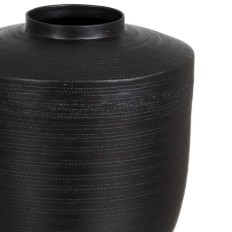 Vaso Nero Alluminio 26,5 x 26,5 x 34,5 cm    