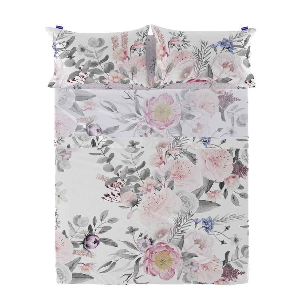 Lenzuolo Superiore HappyFriday Delicate bouquet Multicolore 260 x 270 cm    