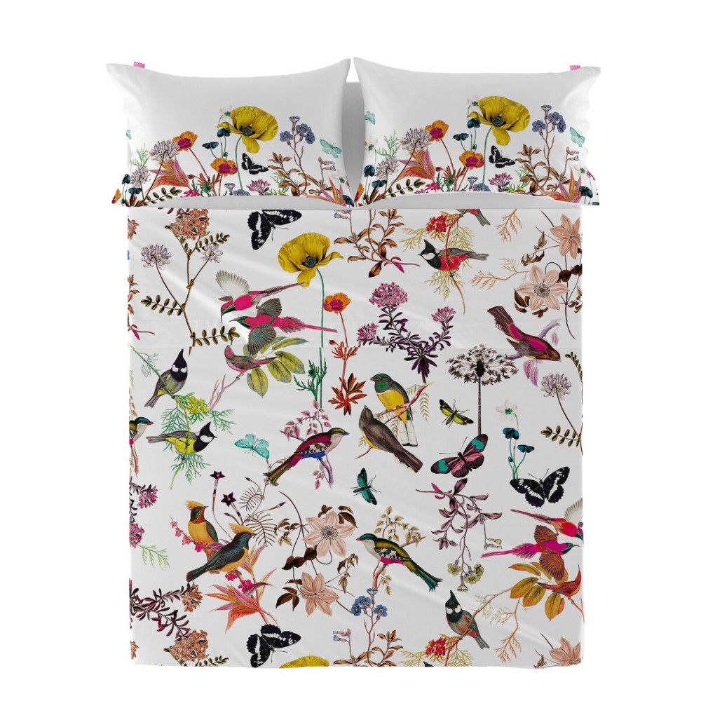 Lenzuolo Superiore HappyFriday Birds of paradise Multicolore 260 x 270 cm    