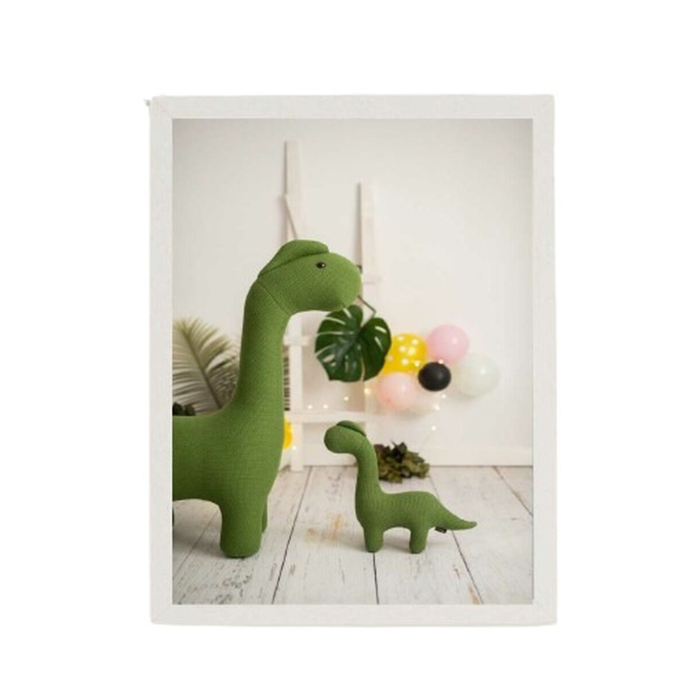 Quadro Crochetts Multicolore 33 x 43 x 2 cm Dinosauro    