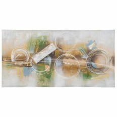 Quadro Alexandra House Living Tela Legno di abete 100 x 3 x 50 cm    