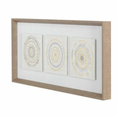 Quadro DKD Home Decor 61 x 3,8 x 26 cm 63,5 x 4 x 28,6 cm Cerchi Scandinavo (2 Unità)    