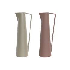 Vaso DKD Home Decor Beige Rosa Ferro 12 x 10 x 35 cm (2 Unità)    