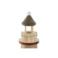 Decorazione luminosa Home ESPRIT Legno Alluminio Faro 20 x 20 x 30,5 cm (2 Unità)    