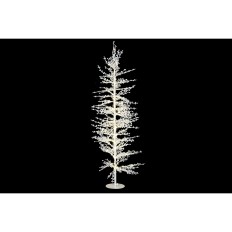 Albero di Natale Home ESPRIT Bianco Metallo 50 x 50 x 120 cm    