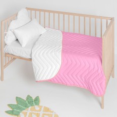 Trapunta HappyFriday Basic Kids Arista Rosa 100 x 130 cm    