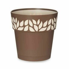 Vaso Autoirrigante Stefanplast Cloe Marrone Plastica 19 x 19 x 19 cm (12 Unità)    