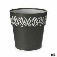 Vaso Autoirrigante Stefanplast Gaia Antracite Plastica 19 x 19 x 19 cm (12 Unità)    