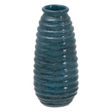 Vaso Azzurro Ceramica 16 x 16 x 40 cm    