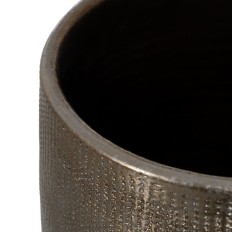 Vaso Metallizzato Ceramica 29 x 29 x 40 cm    