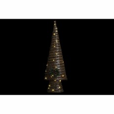 Albero di Natale DKD Home Decor Multicolore Rame Naturale Plastica 32 x 18 x 100 cm (3 Unità)    