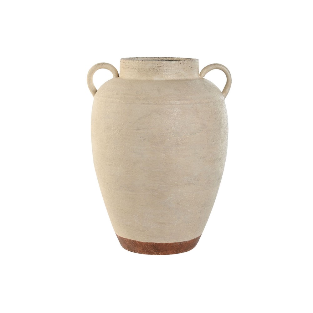 Vaso Home ESPRIT Bianco Metallo Tradizionale 27 x 27 x 37 cm    