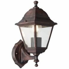 Lampada da Parete Brilliant Nissie Esterno Nero arrugginito E27 60 W    