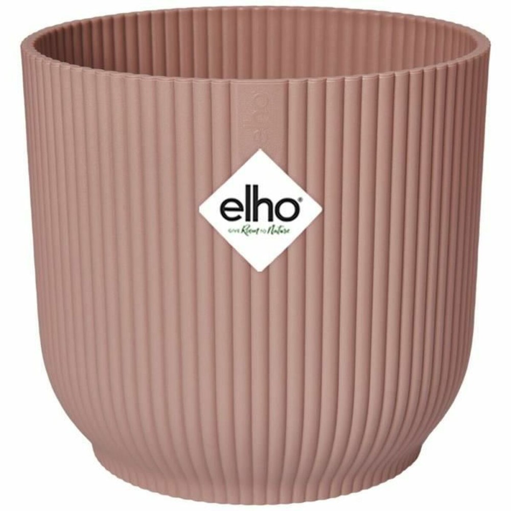 Vaso Elho Rosa Plastica Rotondo Rotonda Moderno Ø 25 cm    