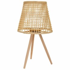 Lanterna Alexandra House Living Naturale Bambù Rattan 36 x 64 x 36 cm    