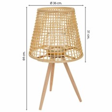 Lanterna Alexandra House Living Naturale Bambù Rattan 36 x 64 x 36 cm    