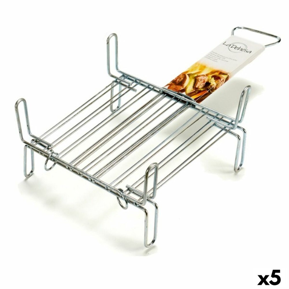 Grill Doppia 25 x 25 cm Acciaio zincato (5 Unità)    