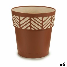 Vaso Autoirrigante Stefanplast Orfeo Terracotta Plastica 25 x 25 x 25 cm (6 Unità)    