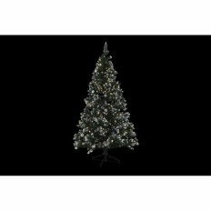 Albero di Natale DKD Home Decor Luce LED Verde Metallo Polietilene 130 x 130 x 218 cm    