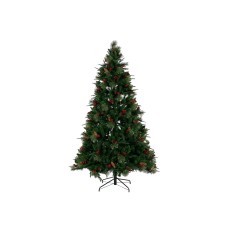 Albero di Natale DKD Home Decor Rosso Verde Polietilene 140 x 140 x 210 cm    