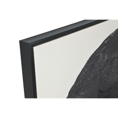 Quadro Home ESPRIT Bianco Nero Cappello Moderno 103 x 4,5 x 143 cm (2 Unità)    