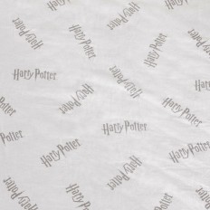 Lenzuolo con angoli Harry Potter Bianco Grigio Matrimoniale    