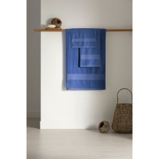 Telo da bagno Paduana Azzurro 100 % cotone 70 x 1 x 140 cm    