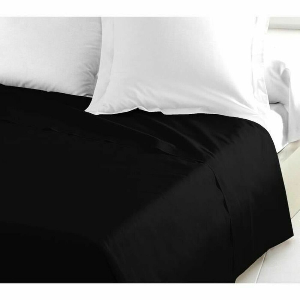 Lenzuolo Superiore Lovely Home Nero 240 x 300 cm (Letto matrimoniale)    