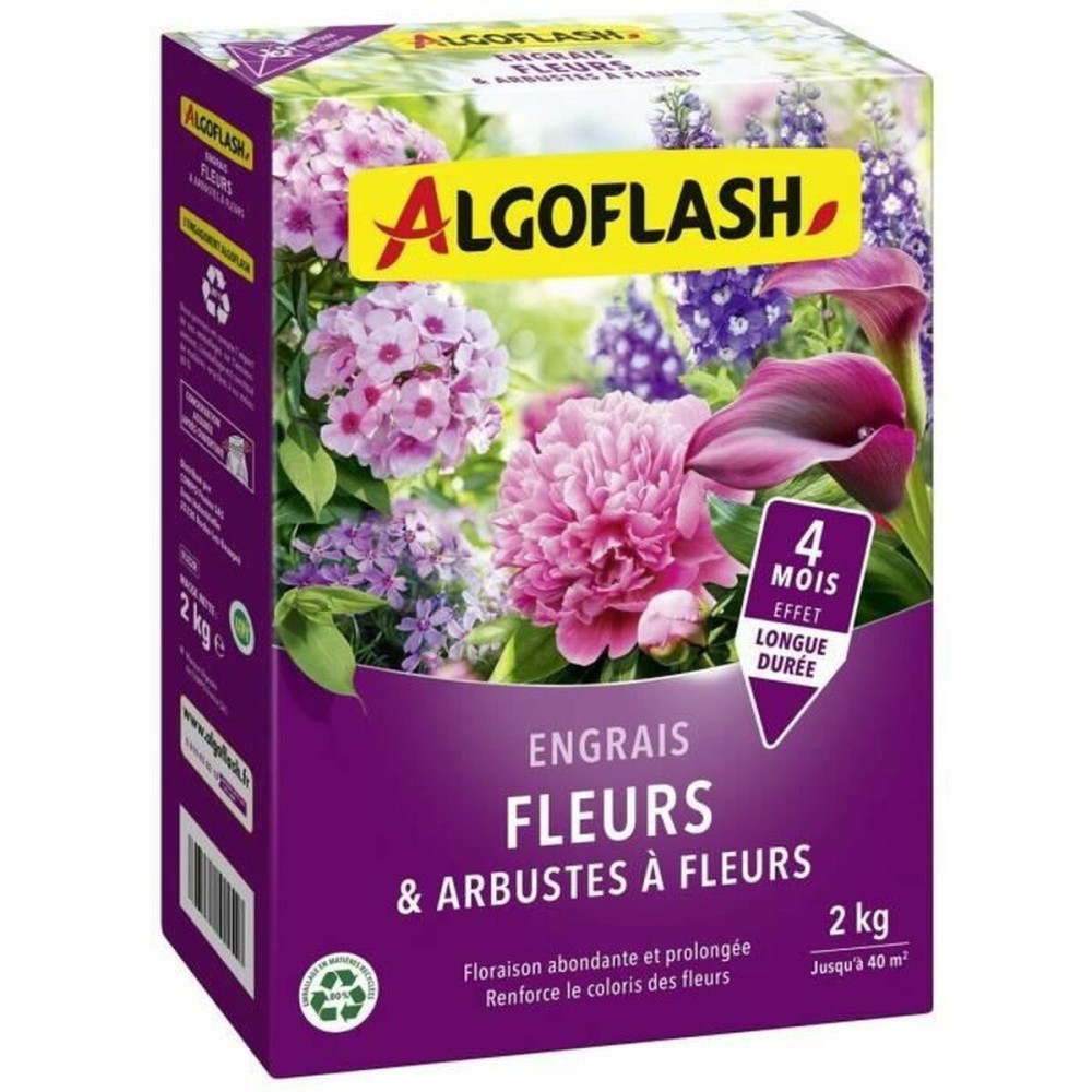 Fertilizzante per piante Algoflash Naturasol FLE2R Fiori 2 Kg    