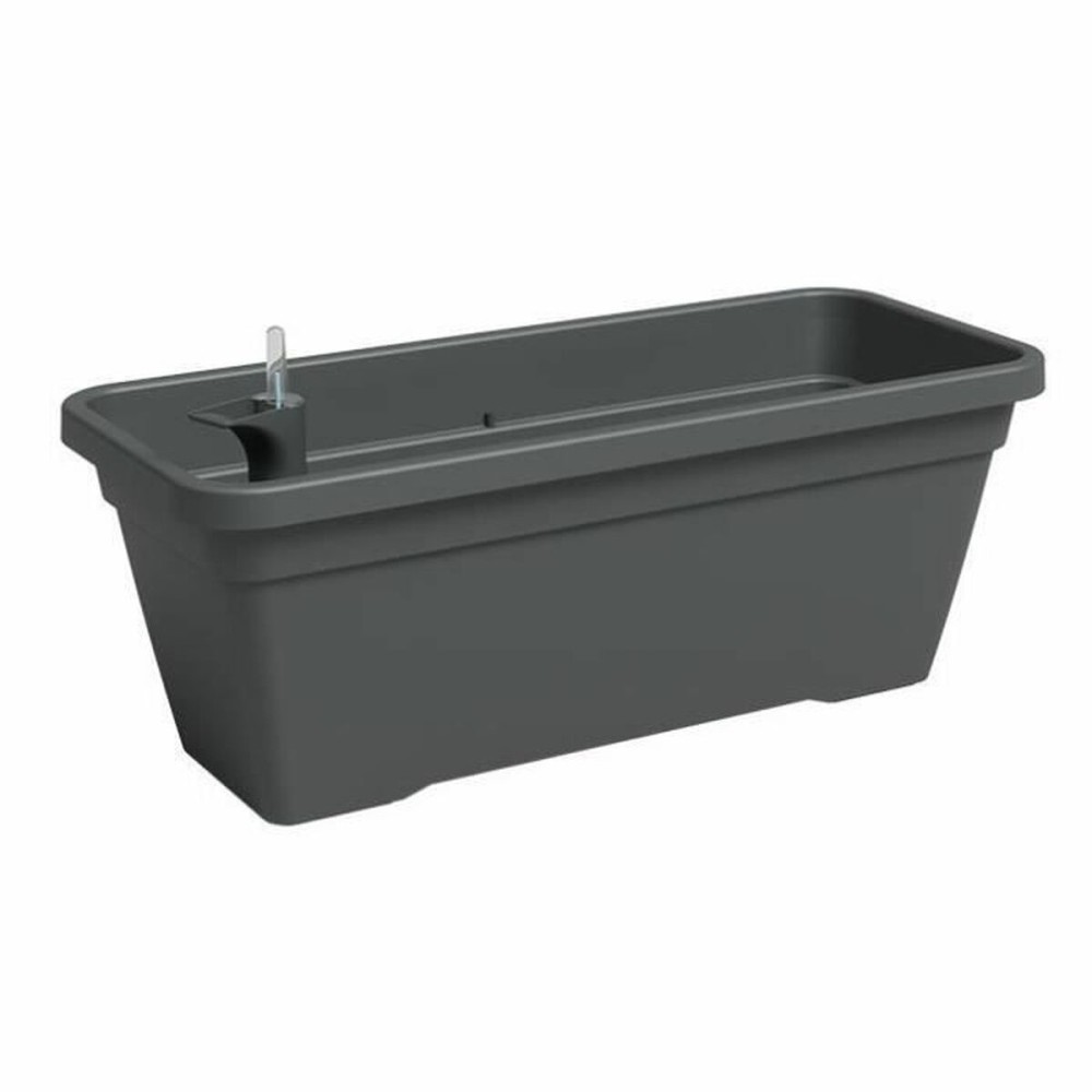 Vaso Artevasi Antracite 24,3 x 22 cm Plastica Rettangolare    