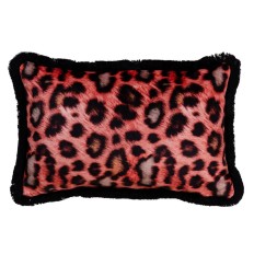 Cuscino Arancio Leopardo 45 x 30 cm    