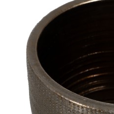 Vaso Metallizzato Ceramica 30 x 30 x 27 cm    