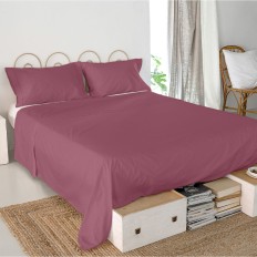 Lenzuolo Superiore HappyFriday Basic Magenta 260 x 270 cm    