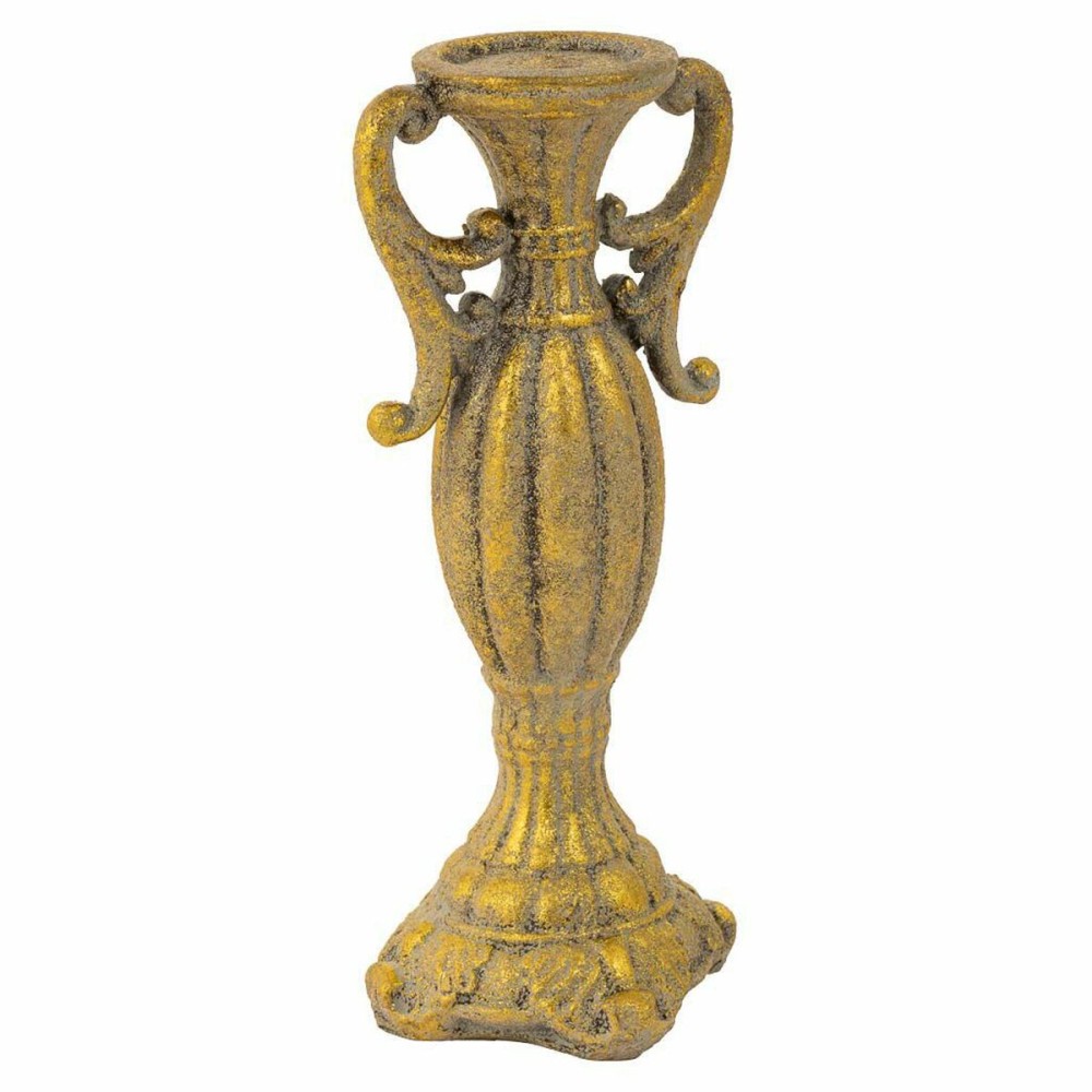 Candelabro Alexandra House Living Oro Resina 14 x 33 x 14 cm    