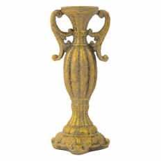 Candelabro Alexandra House Living Oro Resina 14 x 33 x 14 cm    