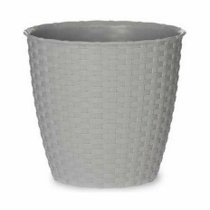 Vaso Stefanplast Grigio Plastica 19 x 17,5 x 19 cm (12 Unità)    