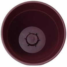 Vaso EDA Rosso Scuro Ø 41 cm Plastica Rotondo Moderno    