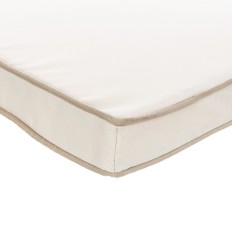 Cuscino per sedie Crema 90 x 40 x 4 cm    