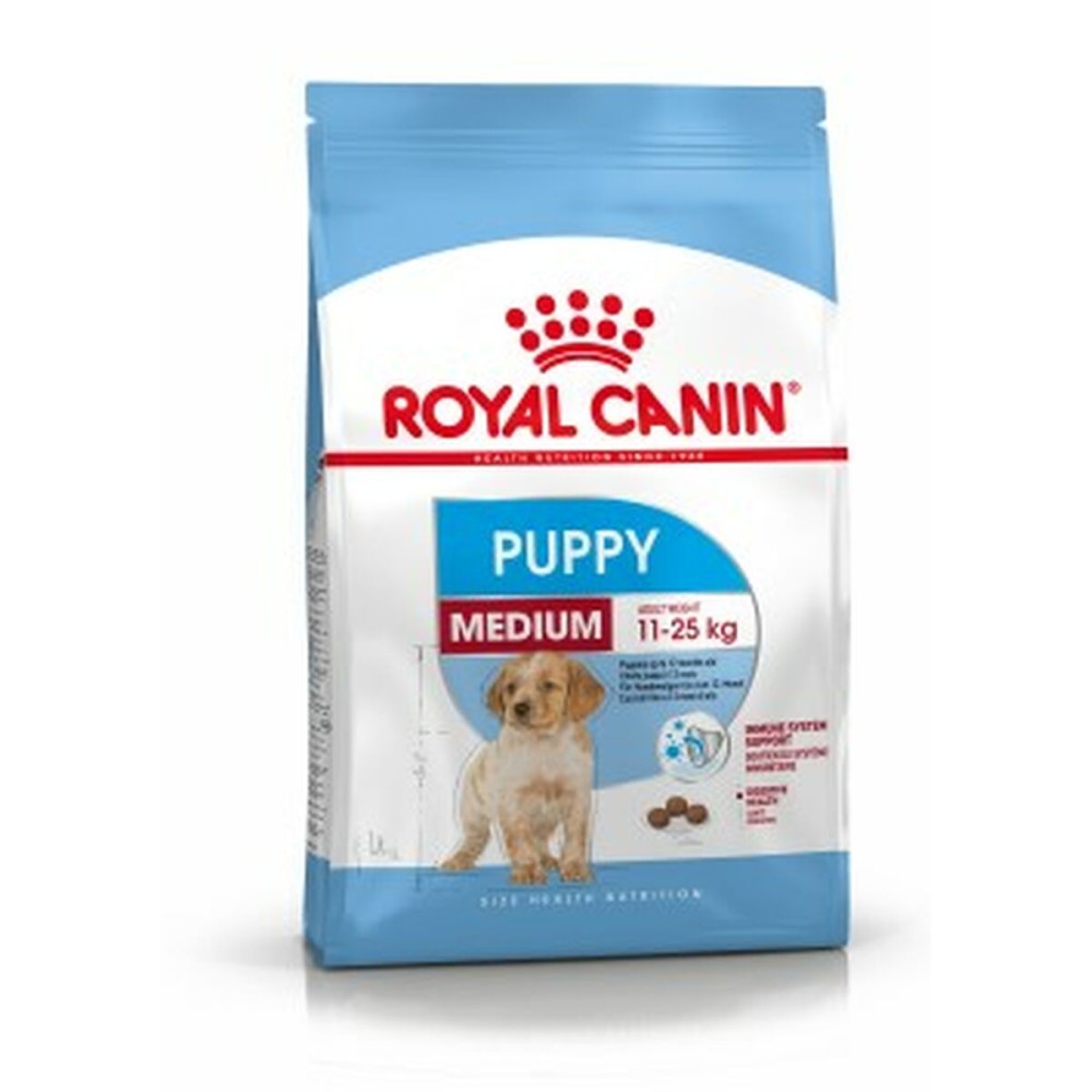 mangime Royal Canin Medium Puppy Cucciolo/Junior Pollo Mais Uccelli 4 Kg    